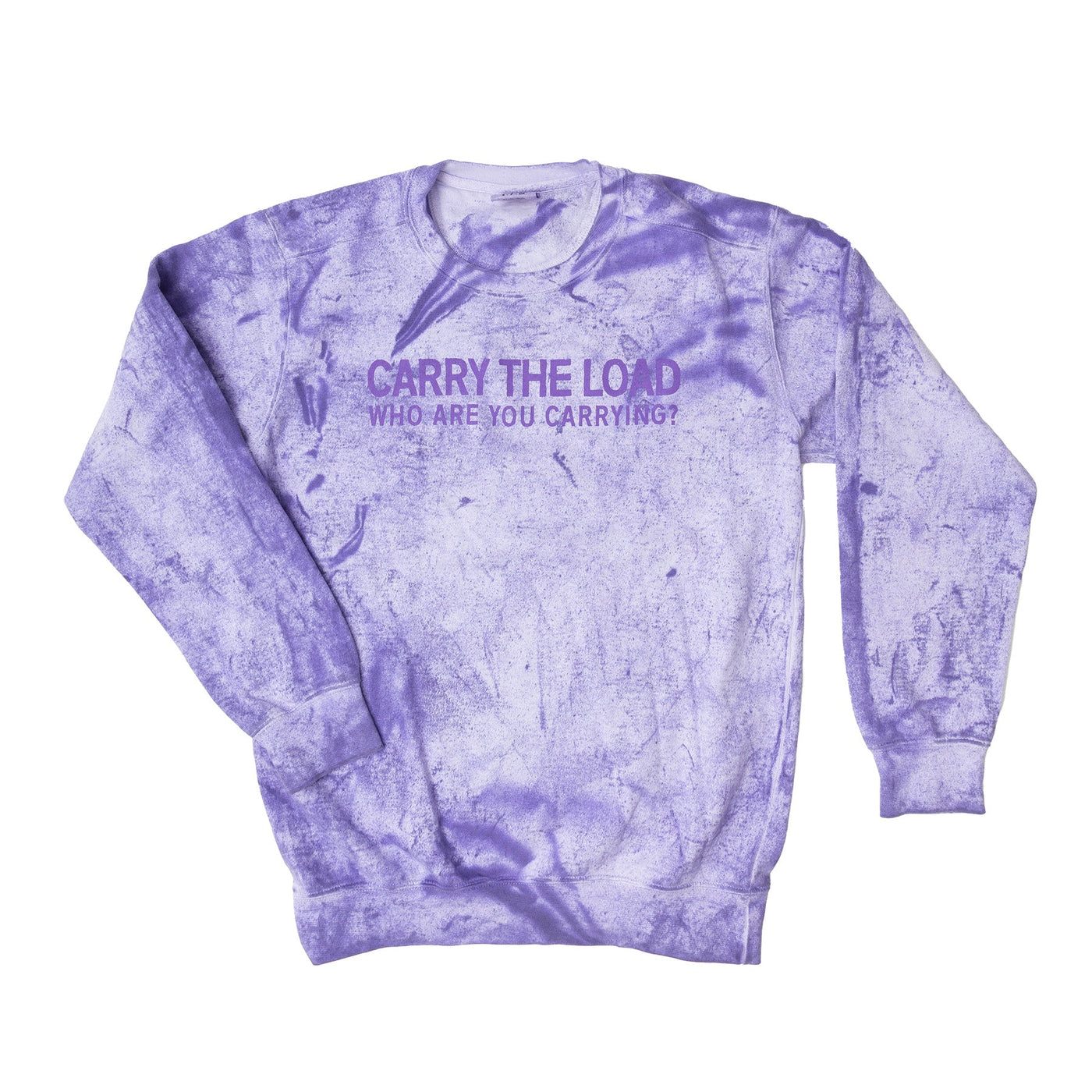 Crew Neck Sweatshirt-Amethyst - Carry The Load Shop