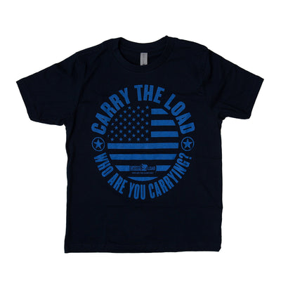 CTL Flag T-Shirt - Navy Blue - Carry The Load Shop