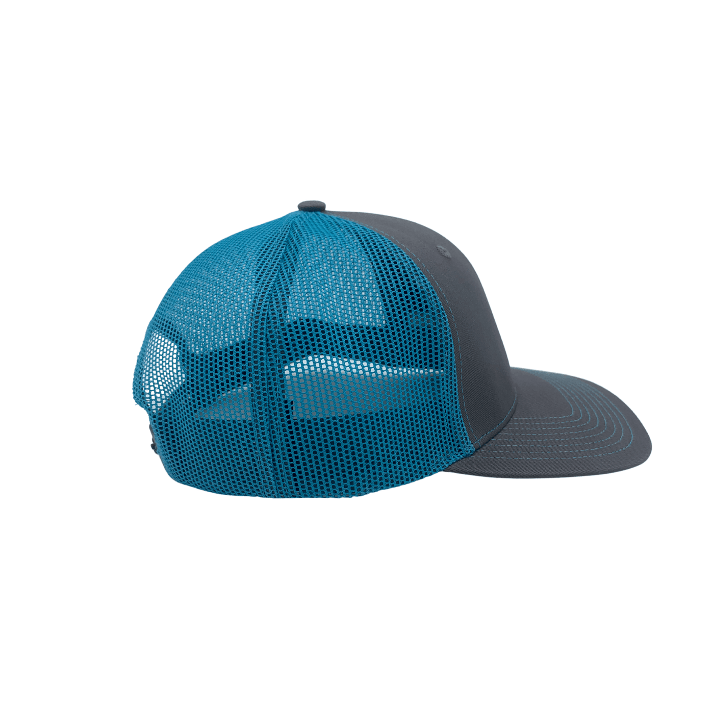 Embroidered Logo Cap--Gray with Blue Back - Carry The Load Shop