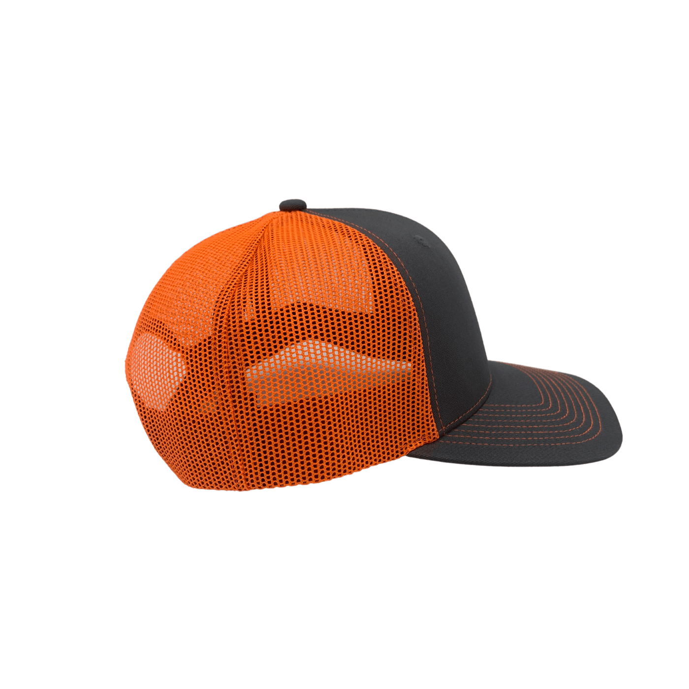 Embroidered Logo Cap--Gray with Orange Back - Carry The Load Shop