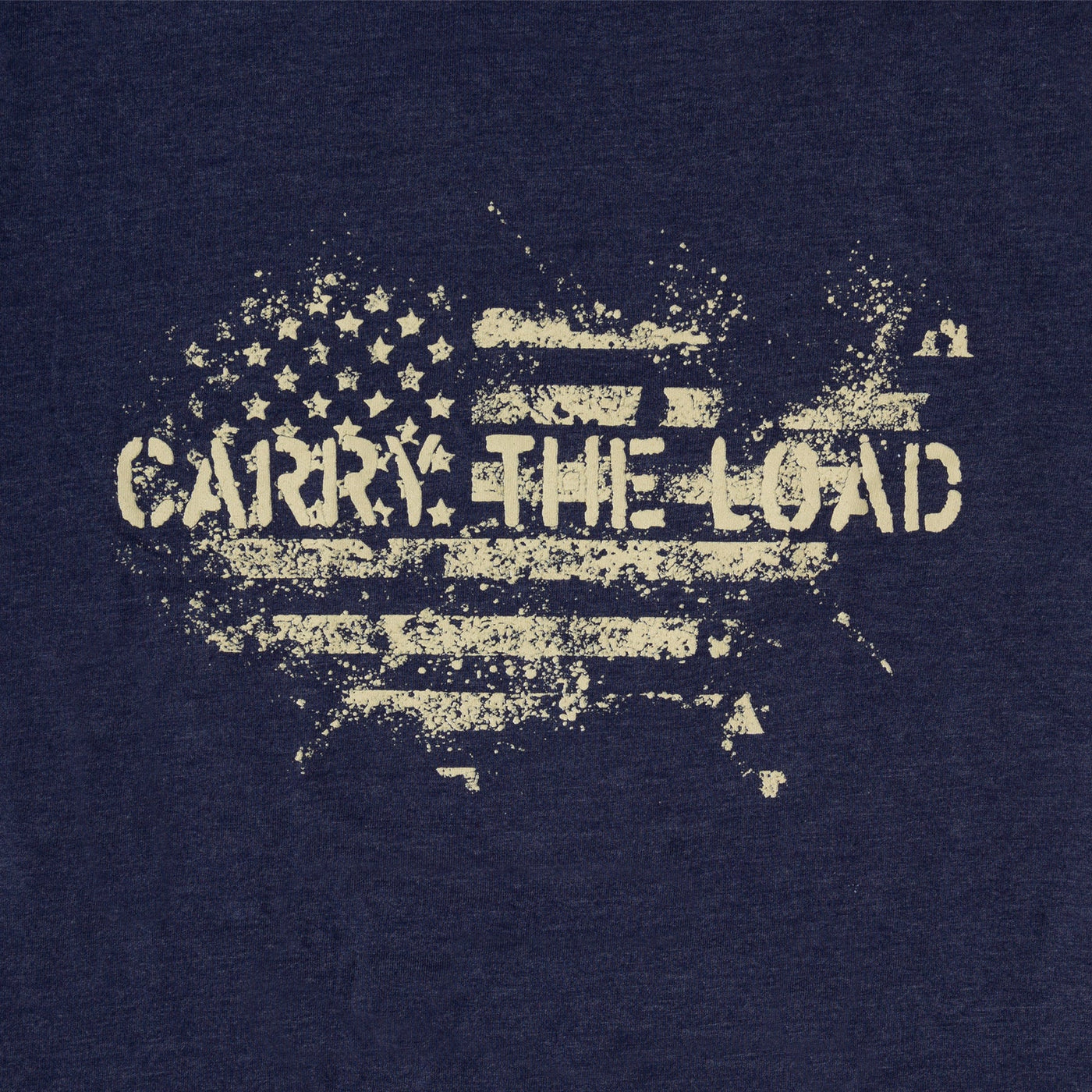 USA Map T-Shirt - Blue - Carry The Load Shop